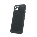 iPhone 15 Gigapack műanyag telefonvédő légáteresztő, kameravédő, FEKETE