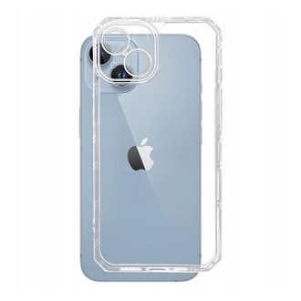 iPhone 15 Gigapack szilikon telefonvédő ütésállóság, légpárnás keret, ÁTLÁTSZÓ