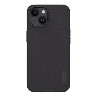 iPhone 15 NILLKIN SUPER FROSTED PRO műanyag telefonvédő ütésállóság, érdes felület, FEKETE