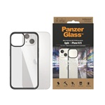 iPhone 15 PANZERGLASS CLEARCASE szilikon telefonvédő ütésállóság, antibakteriális, FEKETE