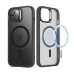 iPhone 15 Plus ESR CH HALOLOCK szilikon telefonvédő ütésállóság, MagSafe, FEKETE