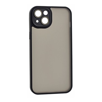 iPhone 15 Plus Gigapack Szilikon telefonvédő ütésállóság, kameravédő, FEKETE