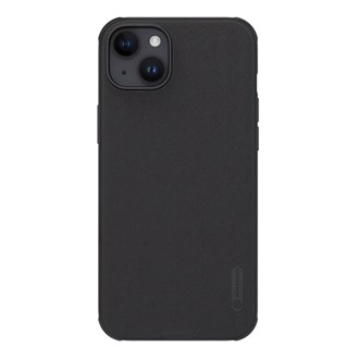iPhone 15 Plus NILLKIN SUPER FROSTED PRO műanyag telefonvédő ütésállóság, érdes felület, FEKETE