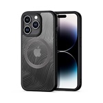 iPhone 15 Pro DUX DUCIS AIMO szilikon telefonvédő ütésállóság, hullám, FEKETE