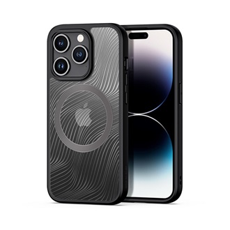 iPhone 15 Pro DUX DUCIS AIMO szilikon telefonvédő ütésállóság, hullám, FEKETE
