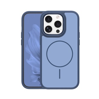 iPhone 15 Pro GIGAPACK Szilikon telefonvédő műanyag hátlap, MagSafe, SÖTÉTKÉK