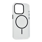 iPhone 15 Pro GIGAPACK Szilikon telefonvédő műanyag hátlap, légpárnás sarok, FEKETE