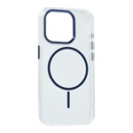 iPhone 15 Pro GIGAPACK Szilikon telefonvédő műanyag hátlap, légpárnás sarok, SÖTÉTKÉK