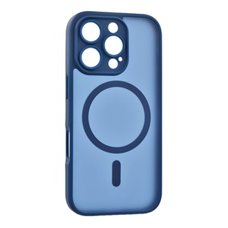 iPhone 15 Pro GIGAPACK Szilikon telefonvédő ütésállóság, MagSafe, SÖTÉTKÉK