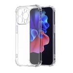iPhone 15 Pro Gigapack szilikon telefonvédő ütésállóság, légpárnás sarok, ÁTLÁTSZÓ