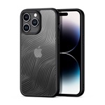iPhone 15 Pro Max DUX DUCIS AIMO szilikon telefonvédő ütésállóság, hullám, FEKETE