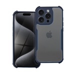 iPhone 15 Pro Max Gigapack Szilikon telefonvédő ütésállóság, kameravédő, SÖTÉTKÉK