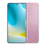 iPhone 15 Pro Max Gigapack szilikon telefonvédő műanyag belső, csillogó hátlap, RÓZSASZÍN