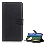 iPhone 15 Pro Max Gigapack tok álló, bőr hatású FLIP, prémium, FEKETE