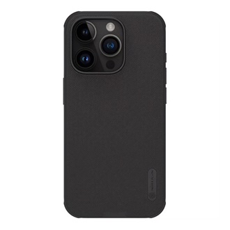 iPhone 15 Pro Max NILLKIN SUPER FROSTED PRO MAGNETIC műanyag telefonvédő ütésállóság, MagSafe, FEKETE