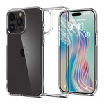 iPhone 15 Pro Max SPIGEN ULTRA HYBRID műanyag telefonvédő ütésállóság, légpárnás keret, ÁTLÁTSZÓ