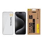 iPhone 15 Pro Max TACTICAL GLASS SHIELD 5D képernyővédő üveg 5D, 9H, FEKETE