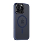 iPhone 15 Pro Max TACTICAL MAGFORCE HYPERSTEALTH szilikon telefonvédő ütésállóság, MagSafe, SÖTÉTKÉK