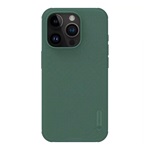 iPhone 15 Pro NILLKIN SUPER FROSTED PRO műanyag telefonvédő ütésállóság, érdes felület, SÖTÉTZÖLD