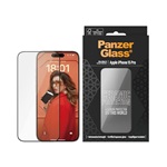 iPhone 15 Pro PANZERGLASS CERAMIC PROTECTION ULTRA-WIDE FIT képernyővédő üveg 3D, kerámia + segédkeret, FEKETE