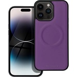 iPhone 15 Pro ROAR MAG MORNING szilikon telefonvédő ECO bőr hatású, MagSafe, LILA