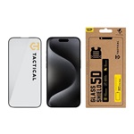 iPhone 15 Pro TACTICAL GLASS SHIELD 5D képernyővédő üveg 5D, 9H, FEKETE