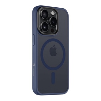 iPhone 15 Pro TACTICAL MAGFORCE HYPERSTEALTH szilikon telefonvédő ütésállóság, MagSafe, SÖTÉTKÉK
