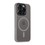 iPhone 15 Pro TACTICAL MAGFORCE HYPERSTEALTH szilikon telefonvédő ütésállóság, MagSafe, VILÁGOSSZÜRKE