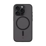 iPhone 15 Pro TACTICAL MAGFORCE SMOOTHISFAST szilikon telefonvédő ütésállóság, MagSafe, FEKETE