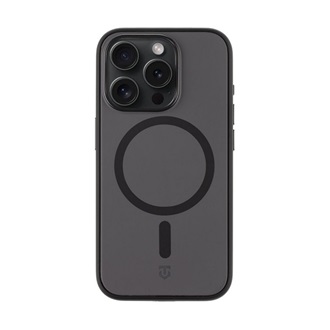 iPhone 15 Pro TACTICAL MAGFORCE SMOOTHISFAST szilikon telefonvédő ütésállóság, MagSafe, FEKETE