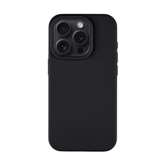 iPhone 15 Pro TACTICAL MAGFORCE VELVET SMOOTHIE szilikon telefonvédő ütésállóság, MagSafe, FEKETE