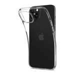 iPhone 15 SPIGEN LIQUID CRYSTAL szilikon telefonvédő ütésállóság, légpárnás sarok, ÁTLÁTSZÓ