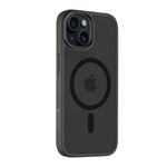 iPhone 15 TACTICAL MAGFORCE HYPERSTEALTH szilikon telefonvédő ütésállóság, MagSafe, FEKETE