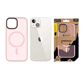 iPhone 15 TACTICAL MAGFORCE HYPERSTEALTH szilikon telefonvédő ütésállóság, MagSafe, RÓZSASZÍN