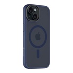 iPhone 15 TACTICAL MAGFORCE HYPERSTEALTH szilikon telefonvédő ütésállóság, MagSafe, SÖTÉTKÉK