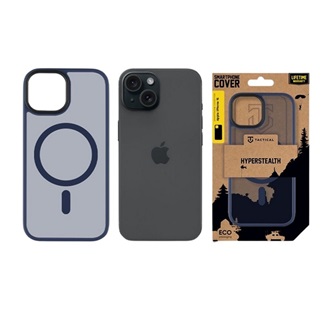 iPhone 15 TACTICAL MAGFORCE HYPERSTEALTH szilikon telefonvédő ütésállóság, MagSafe, SÖTÉTKÉK