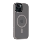iPhone 15 TACTICAL MAGFORCE HYPERSTEALTH szilikon telefonvédő ütésállóság, MagSafe, VILÁGOSSZÜRKE