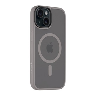 iPhone 15 TACTICAL MAGFORCE HYPERSTEALTH szilikon telefonvédő ütésállóság, MagSafe, VILÁGOSSZÜRKE