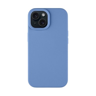 iPhone 15 TACTICAL MAGFORCE VELVET SMOOTHIE szilikon telefonvédő ütésállóság, MagSafe, SÖTÉTKÉK