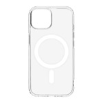 iPhone 15 TACTICAL MAGFORCE szilikon telefonvédő ütésállóság, MagSafe, ÁTLÁTSZÓ