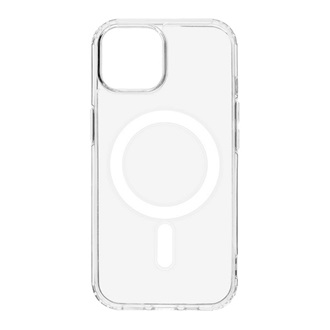 iPhone 15 TACTICAL MAGFORCE szilikon telefonvédő ütésállóság, MagSafe, ÁTLÁTSZÓ