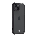 iPhone 15 TACTICAL QUANTUM STEALTH szilikon telefonvédő ütésállóság, kameravédő, FEKETE