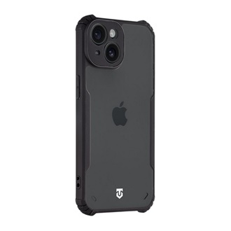 iPhone 15 TACTICAL QUANTUM STEALTH szilikon telefonvédő ütésállóság, kameravédő, FEKETE