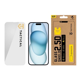 iPhone 16 / 15 TACTICAL GLASS SHIELD 2.5D képernyővédő üveg 2.5D, 9H, ÁTLÁTSZÓ