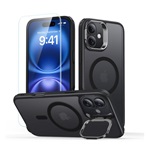 iPhone 16 5G ESR CLASSIC HYBRID szilikon telefonvédő ütésállóság, matt + képernyővédő üveg, FEKETE