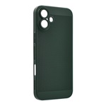 iPhone 16 5G Gigapack Műanyag telefonvédő légáteresztő, kameravédő, SÖTÉTZÖLD