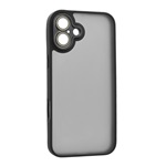 iPhone 16 5G Gigapack Szilikon telefonvédő ütésállóság, kameravédő, FEKETE