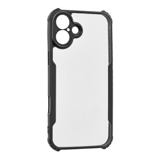 iPhone 16 5G Gigapack Szilikon telefonvédő ütésállóság, kameravédő, FEKETE