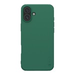 iPhone 16 5G NILLKIN SUPER FROSTED PRO műanyag telefonvédő ütésállóság, érdes felület, SÖTÉTZÖLD