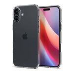 iPhone 16 5G SPIGEN CRYSTAL FLEX szilikon telefonvédő ütésállóság, légpárnás sarok, ÁTLÁTSZÓ